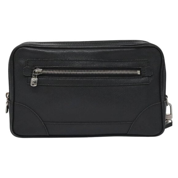 LOUIS VUITTON Taiga Pavel Clutch Bag Ardoise M32902 LV Auth nb211 - Picture 2 of 16